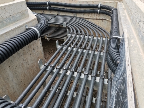 Elforsyning med struktureret kabelinstallation i teknisk anlæg